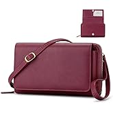 RONSIN Crossbody Bag for Women Wristlet Wallets with RFID Card Small Clutch Purses for Party Prom