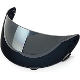 Qualifier Helmet Visor Compatible with Bell Qualifier, Star, Vortex, RS-1, Revolver Helmets Face Shield (Dark Black)