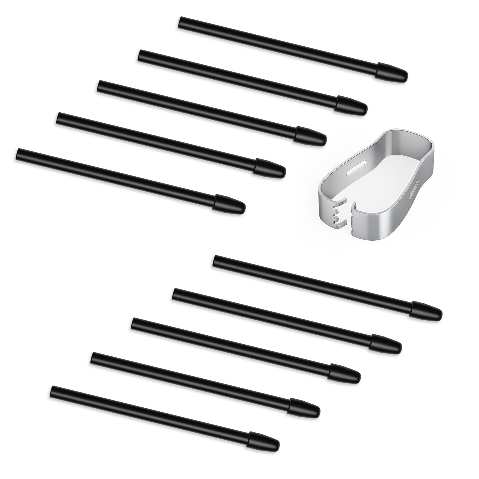 10pcs Marker Tips For Remarkable Pen Tips Durable Pen Tips Compatible With Remarkable Stylus Pen Marker Plus Pen Marker 2 Pen Nibs With Tool Storage Box 10pcs Tips Black