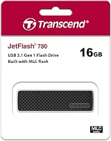 Transcend 16GB JetFlash 780 USB 3.1 Gen 1 Flash Drive MLC 400MB/s view 4
