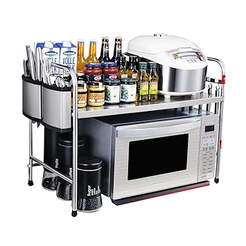 Cocina de Acero Inoxidable Parrilla Horno de Microondas ...