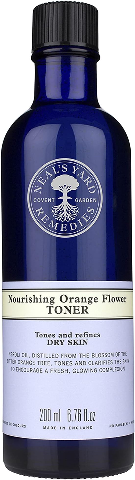 Neal's Yard Remedies Orange Flower Toner 200ml Organic Hydrating Face for Dry
