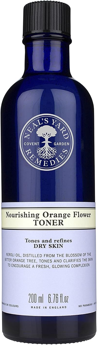 Neal's Yard Remedies Orange Flower Toner 200ml Organic Hydrating Face for Dry