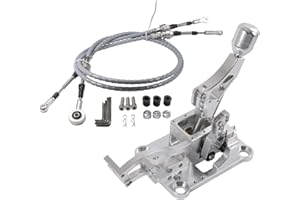 RADHLBNIU Billet Racing Short Shifter Cables Bracket Kit Compatible with Honda 2002-2006 RSX Type-S & K-Series 1996-2000 Civi