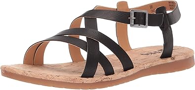 korks sandals black