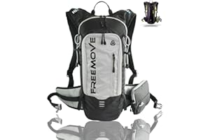 Sports Backpack Daypack, 10L Capacity, Extra Phone Pocket, Lightweight for Day Hike as Hydration Pack > Water Bladder NOT Inc