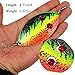 YONGZHI Fishing Lures Metal Casting Trolling Jigging Spoons Spinners Baits Lures for Trout Salmon Walleye Northern Pike and Largemouth Bass in Freshwater and Saltwater Fishing Spoons (5.89inch)