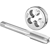 Burkit M12 X 1.25 Tap and Die Set Left Hand, M12 x