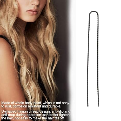 Amazon Com Women Wavy U Shape Clips Hairpins Hair Styling