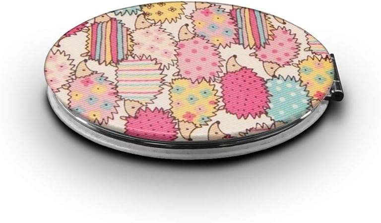 Amazon 化粧鏡 かわいい ハリネズミ 両面化粧鏡 コンパクトミラー 手鏡角度調整 折り畳み 丸型 おしゃれ ハンド 携帯ミラー 旅行ミラー 女優ミラー 持ち運び便利 ビューティー 通販