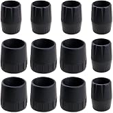 ZORZA 12Pcs Rubber Microphone Guitar Stand Foot Pads with Buffer Tube Cover Mic Stand Accessories Protector Cap Tips Fits 19mm and 25mm Inner Diameter