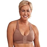 AnaOno Post-Surgical Front Closure Bras for Women - Light Compression Bra with Breast Pad Inserts - Recovery Sports Bra
