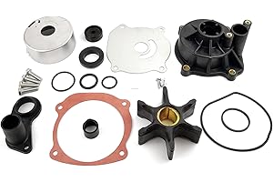 MARKGOO 5001594 Water Pump Impeller Repair Kit for OMC Johnson Evinrude 75 85 90 115 120 130 135 140 150 175 200 225 235 250 300 HP V4 V6 V8 Boat Motor Engine Parts Replacement 434421 Sierra 18-3392