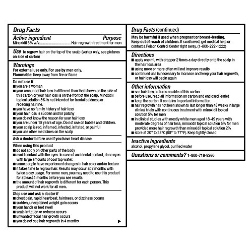 3 Basic+Care+Minoxidil+Solution+Treatment