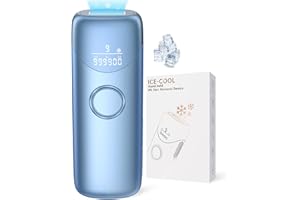 IPL Hair Removal Device,Laser Hair Removal with 5℃ Ice Cooling, Painless IPL Laser Hair Removal Device 3 In 1 Ubroo At Home Hair Remover Machine for Women Men (Blue)