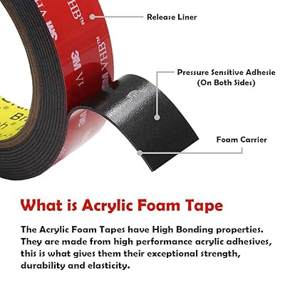 Buy Canopus 3m Vhb Double Sided Tape Heavy Duty 25 4mm X 3m Waterproof 3m Double Sided Tape 3m Foam Tape Mounting Tape Ideal For Outdoor Indoor Uses 3m Number Plate Tape