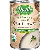 Pacific Foods Organic Cream Of Cauliflower Condensed Soup, 10.5oz (Pack of 12)