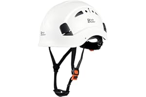 SAFEBUILDER Industrial Safety Helmet with Visor ABS Hard Hat with Visor Adjustable Ventilation Hardhats Construction Head Protection ANSI Z89.1