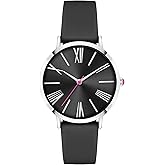 Bisley Women Watch Silicone Strap Easy to Read Waterproof Watch