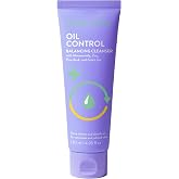 Peach Slices - Oil Control Balancing Cleanser (4.05 oz) - Deep Cleanse, Absorb Oil - Refreshed &amp; Refined Skin - Niacinamide, Zinc, Pine Bark, Green Tea - Vegan, Cruelty Free, Korean Skin Care &amp; Beauty