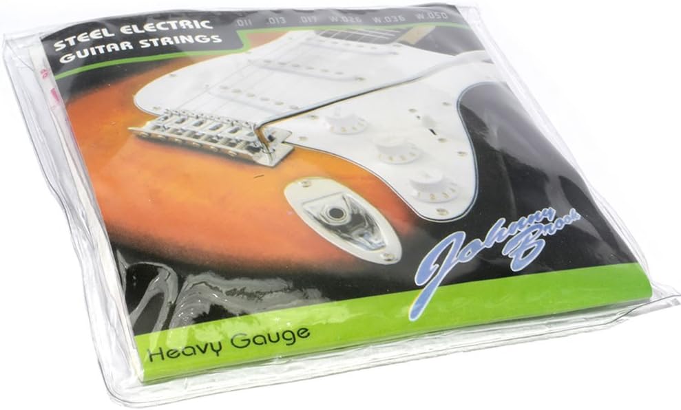 Set Of 6 Heavy Gauge Electric Guitar Strings Amazon.co.uk Electronics