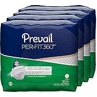 Prevail Per-Fit 360 Degree Maximum Plus Absorbency Incontinence Briefs, Size 3, 60 Count