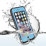 iPhone 6 Waterproof Case, FITFORT Waterproof Shockproof Dirtproof Snowproof Full Sealed Body Armor Case Cover Fit for Apple iPhone 6 (Blue)