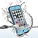 iPhone 6 Waterproof Case, FITFORT Waterproof Shockproof Dirtproof Snowproof Full Sealed Body Armor Case Cover Fit for Apple iPhone 6 (Blue)