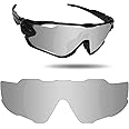 Fiskr Polarized Lenses Replacement for Oakley Jawbreaker(OO9290) Sunglasses with Anti-scratch&Anti-saltwater&Anti-dust Coating(Silver)