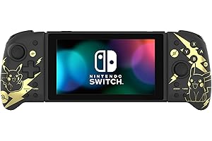 Hori Nintendo Switch Split Pad Pro ( Black & Gold Pikachu) By - Officially Licensed By Nintendo and the Pokemon Company International