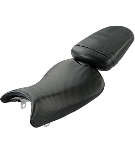 thumbnail image 2 of TCMT Black Rear Pillion Passenger Seat For Suzuki GSXR600 750 GSX-R 2004-2005 – Synthetic Leather 2 of 5