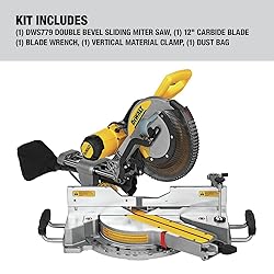 DEWALT Miter Saw, 12 Inch Double Bevel Sliding