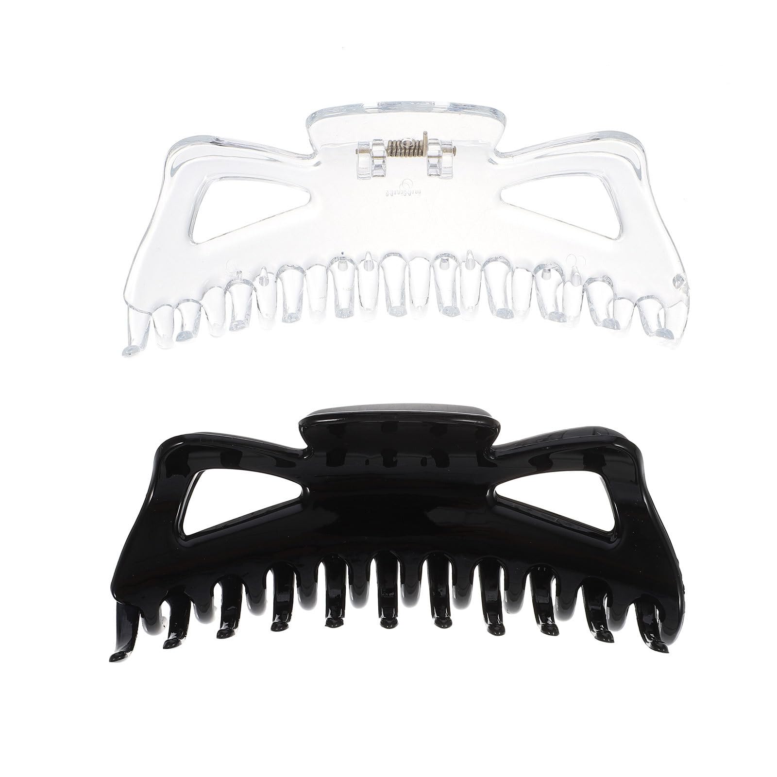 minkissy Large Hair Claw Clip 5.5 Inch Hair Jaw Clamp for Thick and Thin Non-Slip Grip Bath Makeup Styling Accessories 2 Pieces