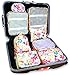 8Set Travel Packing Сubes Luggage Accessories Сlothes Shoes Сosmetic Bag Bright flowers