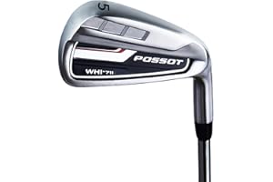 POSSOT Golf Irons Individual, Golf Iron Set for Men (5,6,7,8,9 and Piching Wedge or Golf Hybrid Right Handed with Regular Flex Steel Shaft, WHI-711