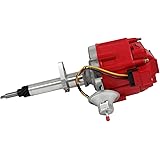 TSP - Inline 6 HEI Distributor with Red Cap compatible with Chevy 1962 & Earlier (194-261) and Toyota Land Cruiser 1968-1987 (3.8 L-4.2) - JM6516R