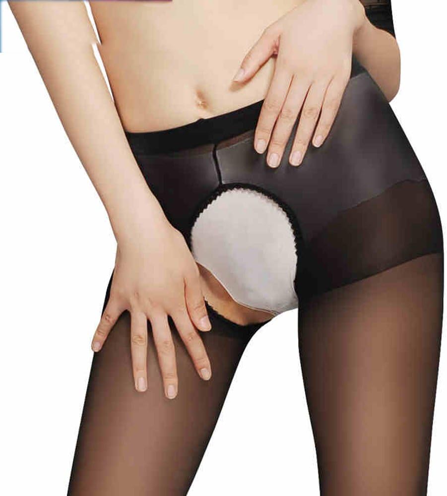 Anti-hook summer lady fun free off the file hollow stockings black long pants socks (color : BLACK)