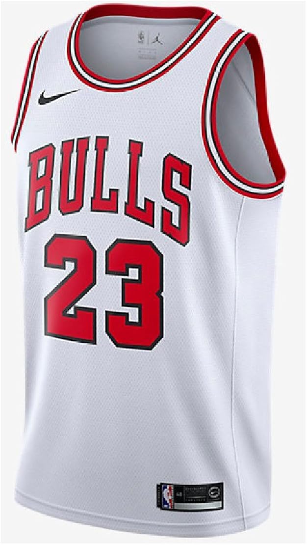 Nike Herren Chicago Bulls Michael Jordan 23 weiß DriFit Swingman