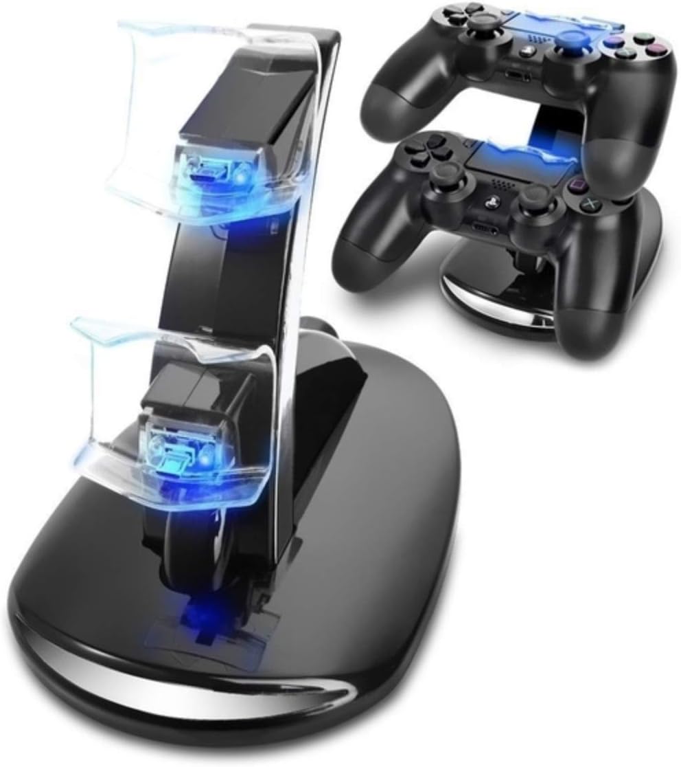 Tobo PS,5 Controller Charger, Dual USB Charging Station for PS5 Controller Dual, Sense, Compatible for Sony PlayStation 5 Dual Sense Charging Dock Stand Station (TD-207C).