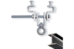 YUEERIO Heavy Duty Steel Beam Clamp for Heavy Bag Suitable I-Beam 2.48" to 8.46" Can Withstand 550 pounds 1pack
