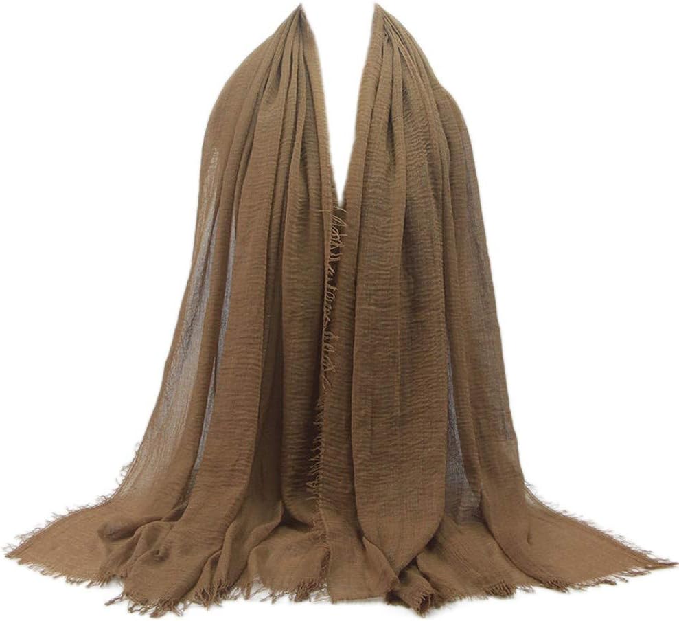 Premium Viscose Maxi Crinkle Cloud Hijab Scarf Shawl Soft Islam Muslim——Devotion and Simple