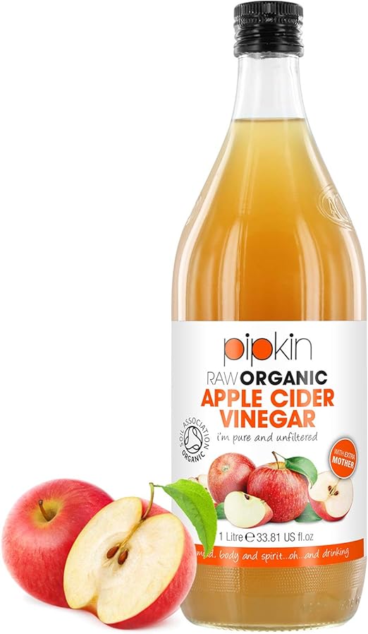 Aceto Di Mele Pipkin 100 Biologico Con La Madre Dell Aceto Senza Ogm Pressato A Freddo Non Raffinato Non Filtrato Non Pastorizzato 5 Di Acidita Vegetariano Vegano E Kosher 1000 Ml Amazon It Alimentari