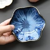 Arefen Ceramic Spoon Rest Set, Flower Shape Dish for Tea & Coffee view 9