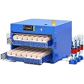 Automatic Eggs Incubator, Large Incubators for Hatching Eggs Automatic Egg Turning &amp; Temperature Control, Poultry Hatcher Machine for Chicken Duck Goose Quail Bird