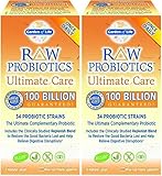 Raw Probiotics Ultimate Care-100 Billion Garden of Life 30 VCaps ( 2 pck)
