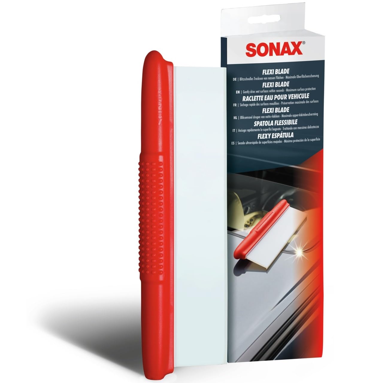 SONAX FlexiBlade (1 piece) lightning-fast drying of wet surfaces with maximum surface protection | Item No. 04174000