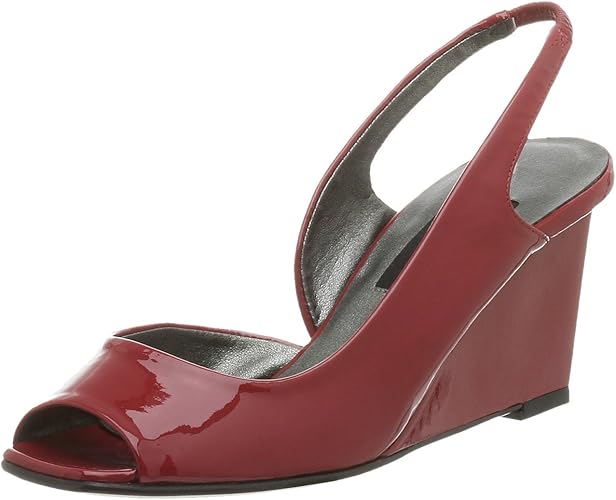 Vaneli Women S Hilbren Wedge Dark Red Patent 9 S Us Amazon Co Uk Shoes Bags