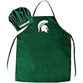 Pro Specialties Group Michigan State Spartans Chef Hat/Apron Set,Team Color,OSFM