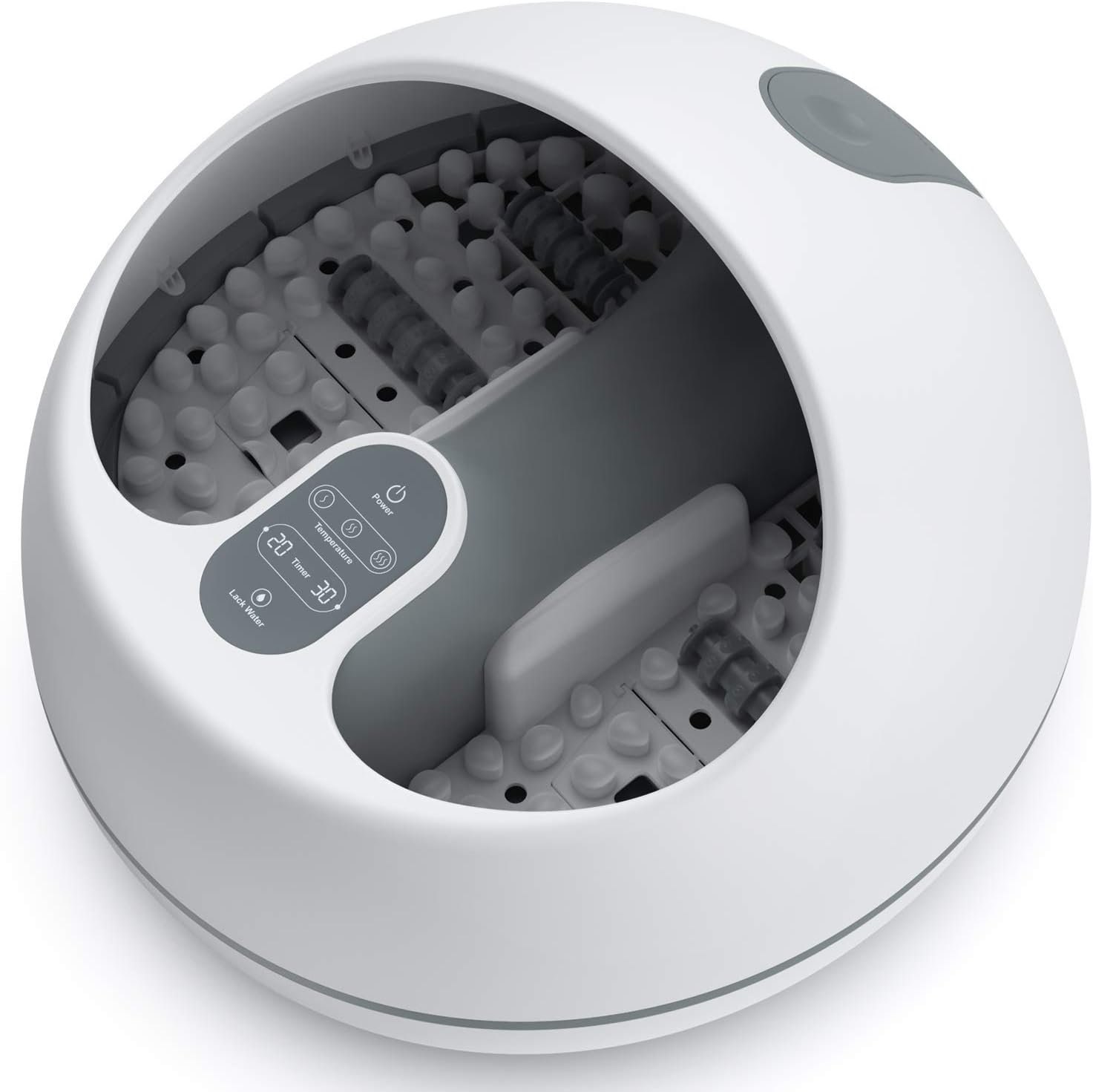 Steam Foot Spa/Bath Massager, RENPHO Foot Sauna with Fast Heating, No Water Pouring and 4 Pedicure Massage Rollers(Non-Motorized), Smart Ultrasonic Atomization Makes Spa Effective and Safe: Health & Personal Care