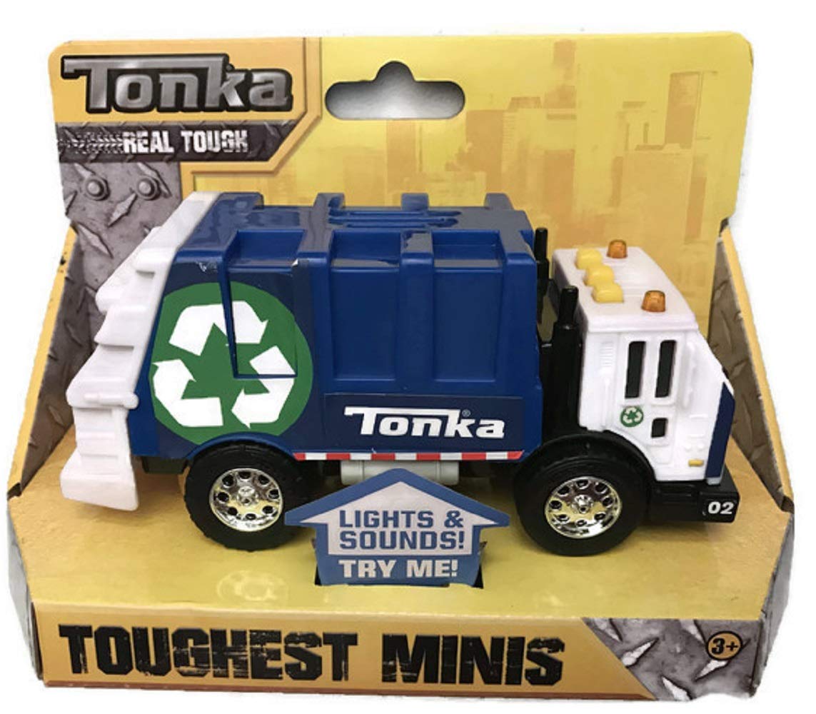 blue recycling truck toy